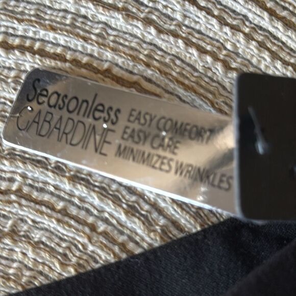 Eva Longoria Slim Fit‎ Ankle Pants Black Size 8 Side Zipper Stretch NWT - Picture 5 of 7